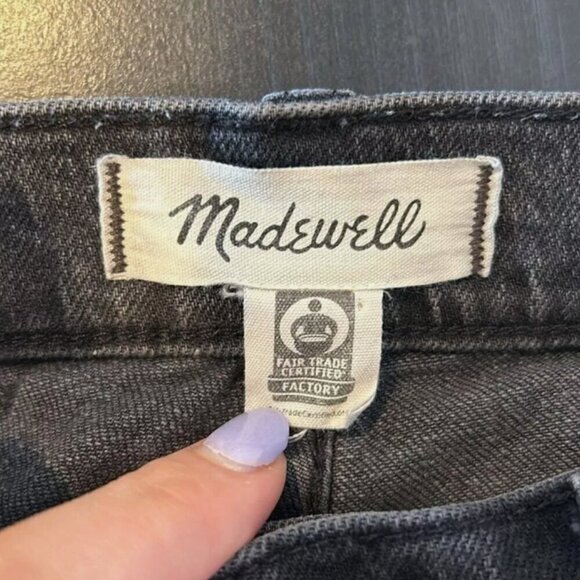 Madewell The Tall Perfect Vintage Straight Jean in Lunar Wash Size 24 Tall - Picture 10 of 11